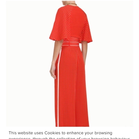 Authentic Zimmermann High Tide Resort 2023 Red Polka Dot Matching pant/top set - Picture 8 of 10